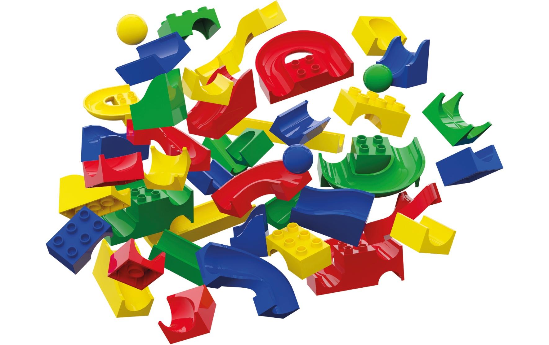 Hubelino Kugelbahn Bahnelemente Set 128 Teile Hubelino Kugelbahn Bahnelemente Set 128 Teile