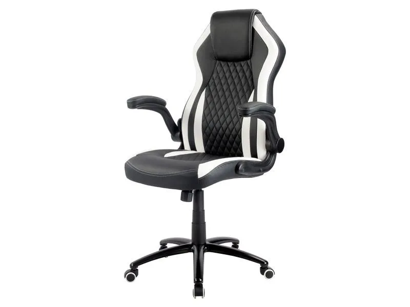 Racing Chairs Gaming-Stuhl CL-RC-BW-2 Schwarz/Weiss Racing Chairs Gaming-Stuhl CL-RC-BW-2 Schwarz/Weiss