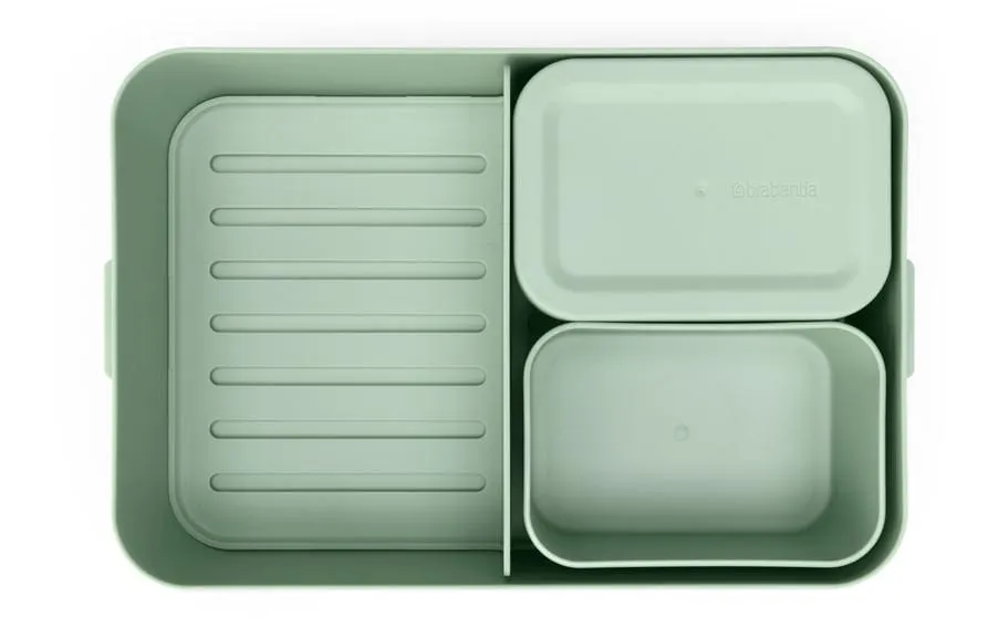 Brabantia Lunchbox Make & Take 25.5 x 16.7 x 6.2 cm, Hellgrün Brabantia Lunchbox Make & Take 25.5 x 16.7 x 6.2 cm, Hellgrün