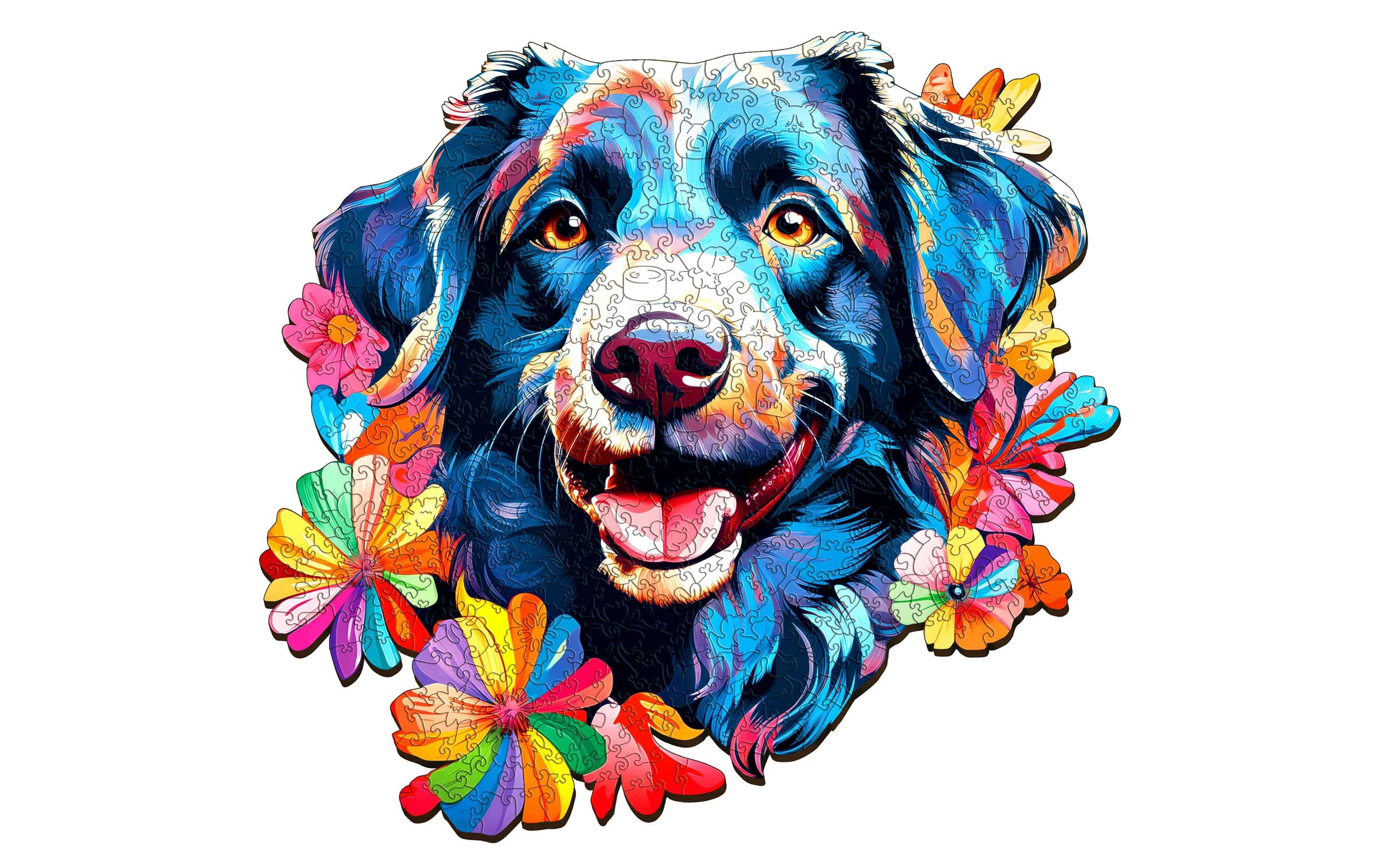 Escape Welt Holz-Puzzle Hund