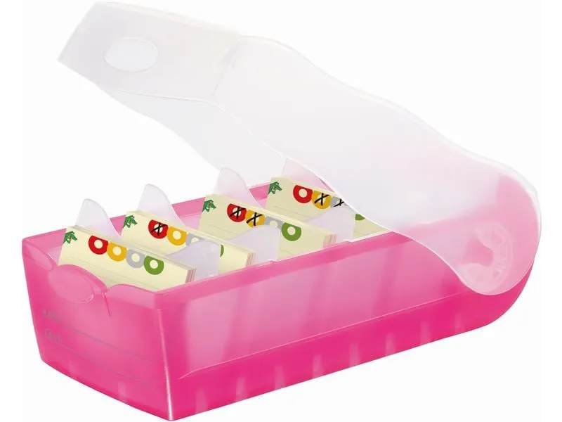 HAN Karteibox Croco A8, Pink HAN Karteibox Croco A8, Pink