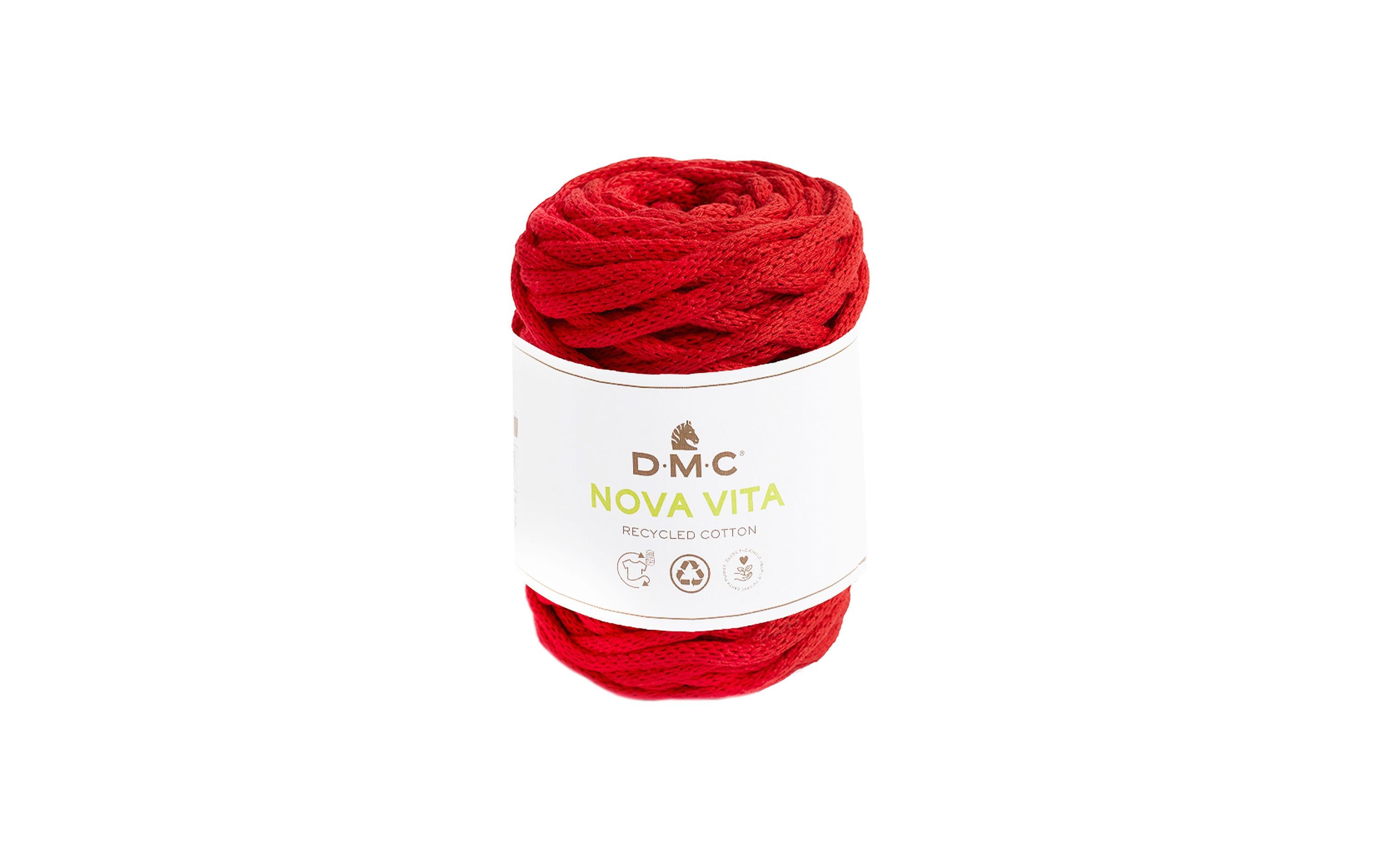 DMC Wolle Nova Vita Makramee Cord 250 g Rot