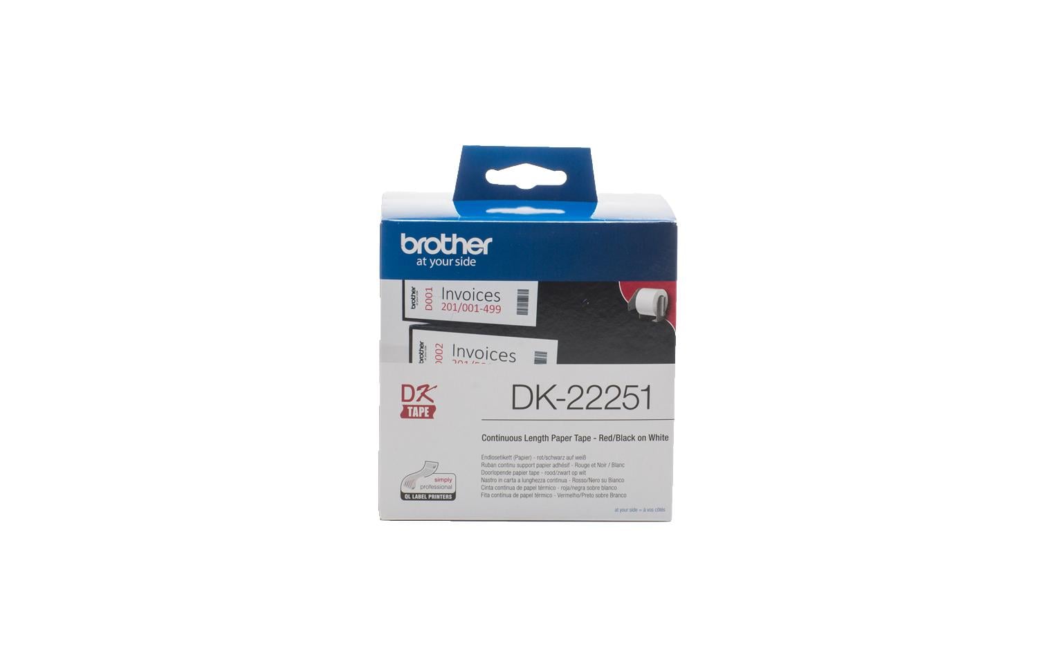 Brother Etikettenrolle DK-22251 Thermo Direct 62 mm x 15.24 m Brother Etikettenrolle DK-22251 Thermo Direct 62 mm x 15.24 m