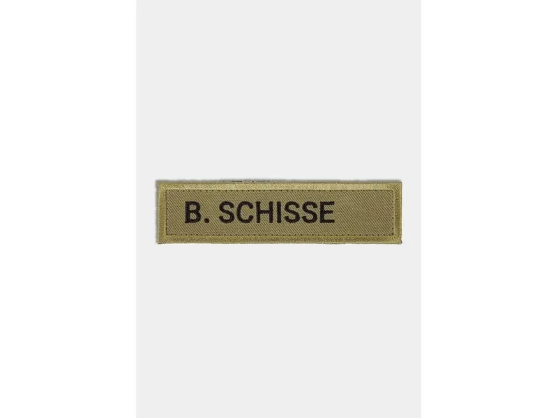 Swissmeme Namensschild-Patch Militär, Polyester, 10.0 x 2.5 cm