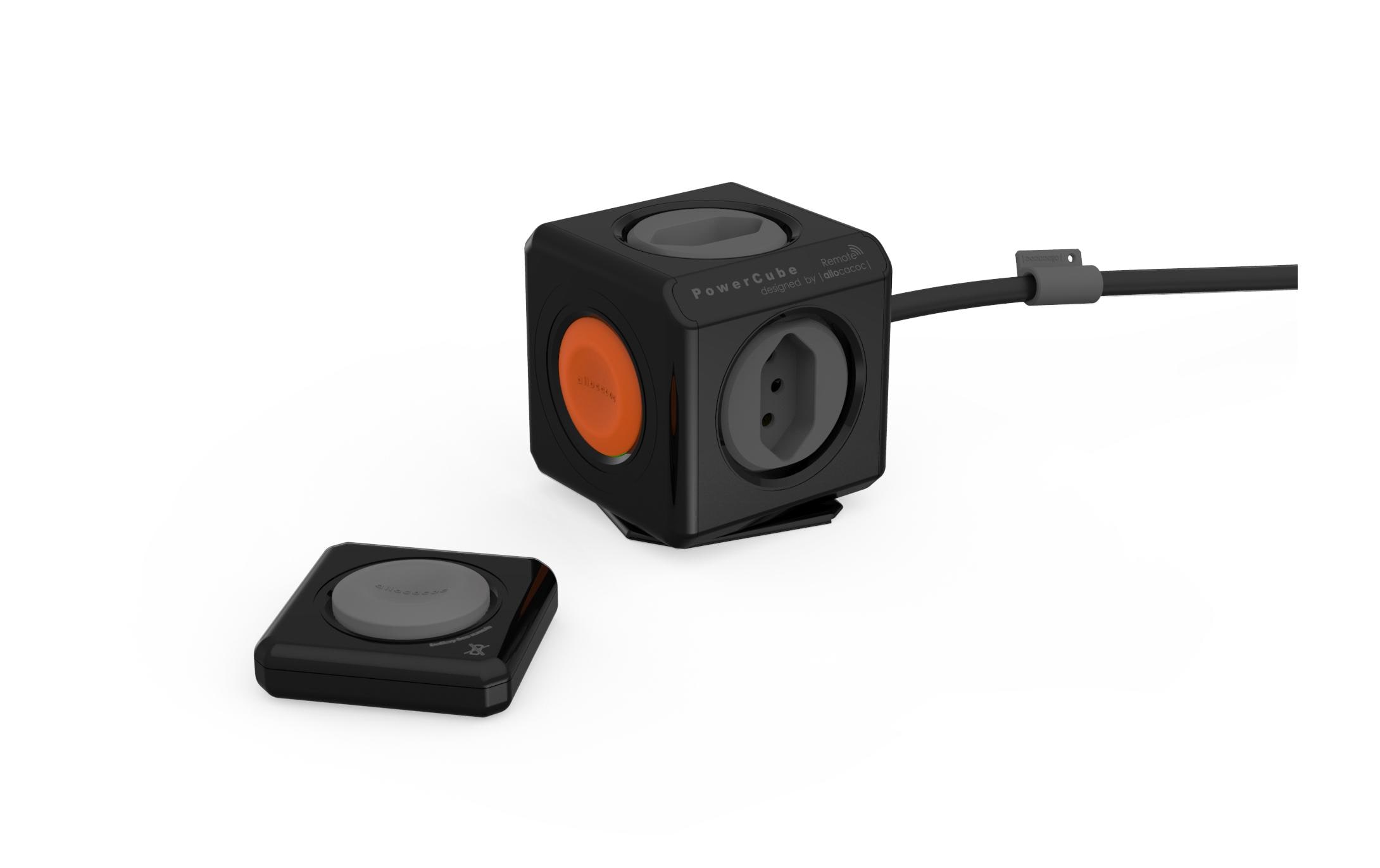 Allocacoc Tischsteckdosenleiste PowerCube Extended remote 4x T13