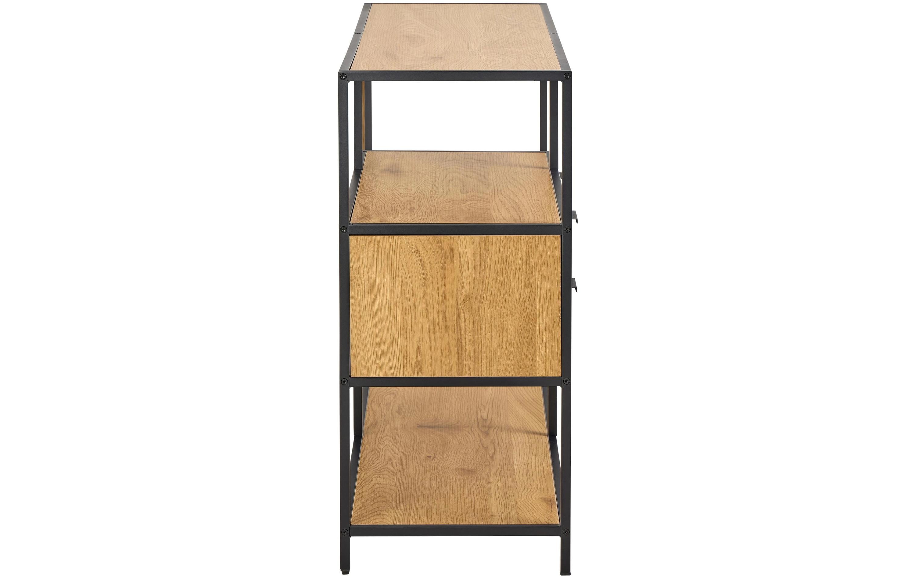 AC Design Regal Seaford Braun, 114 x 35 x 78 cm