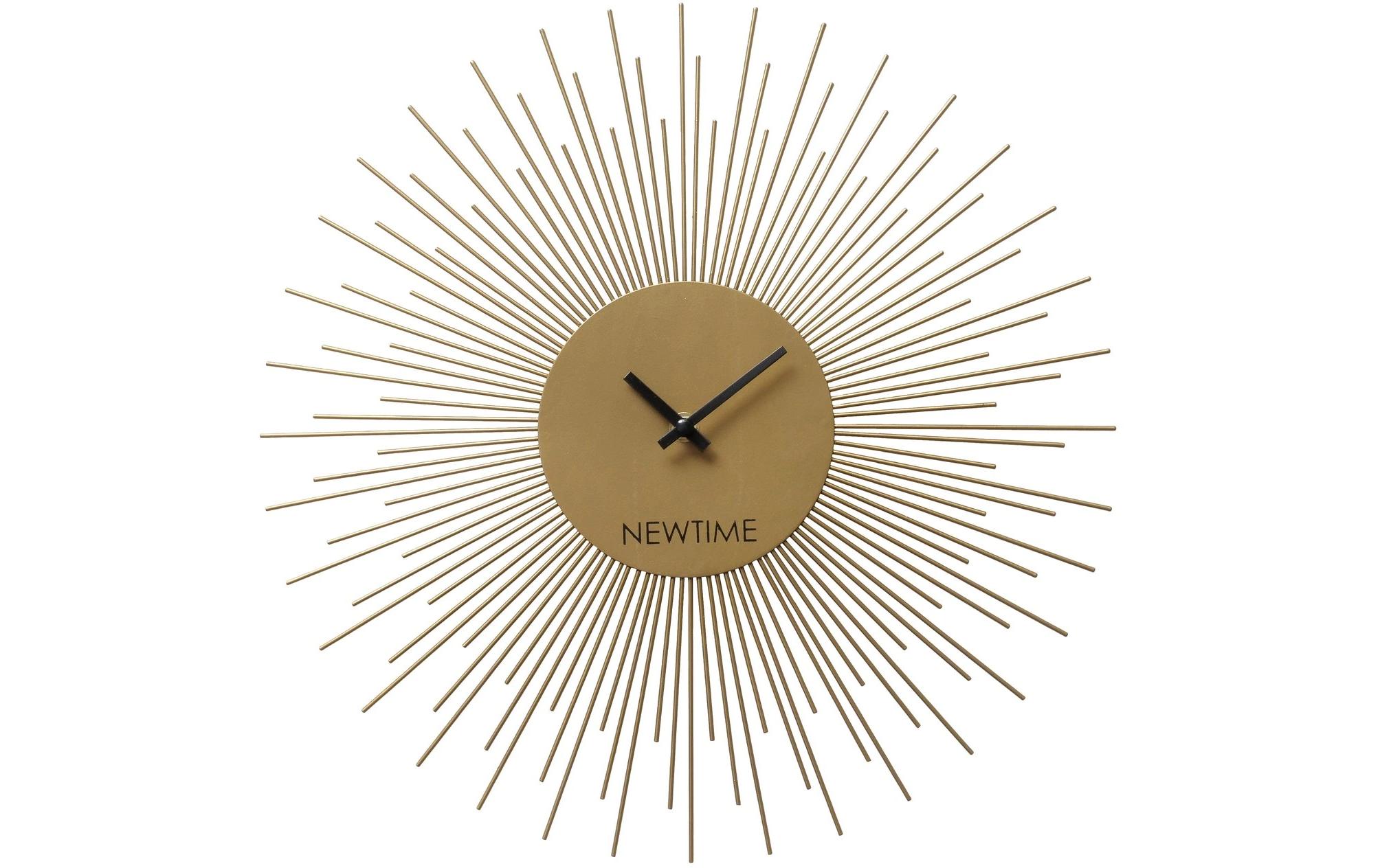 Boltze Wanduhr Grova Gold/Schwarz