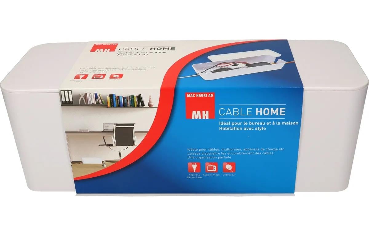 Max Hauri Kabelbox gross Weiss