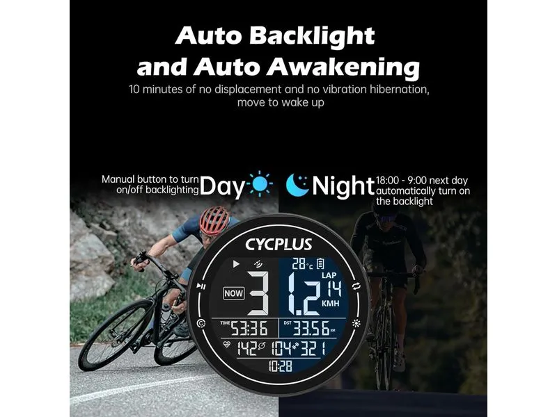 CYCPLUS Fahrrad GPS CYC M2 Black