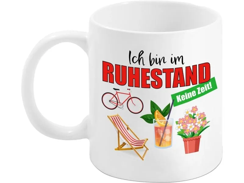 Trendcompany Tasse Ruhestand