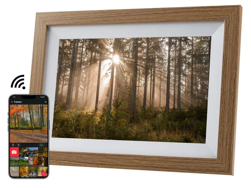COCON Digitaler Bilderrahmen Momento 10.1, Holz COCON Digitaler Bilderrahmen Momento 10.1, Holz