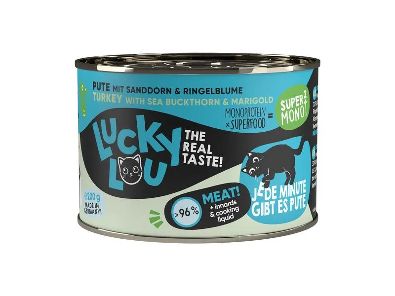 Lucky Lou Nassfutter SuperMono Pute, 200 g