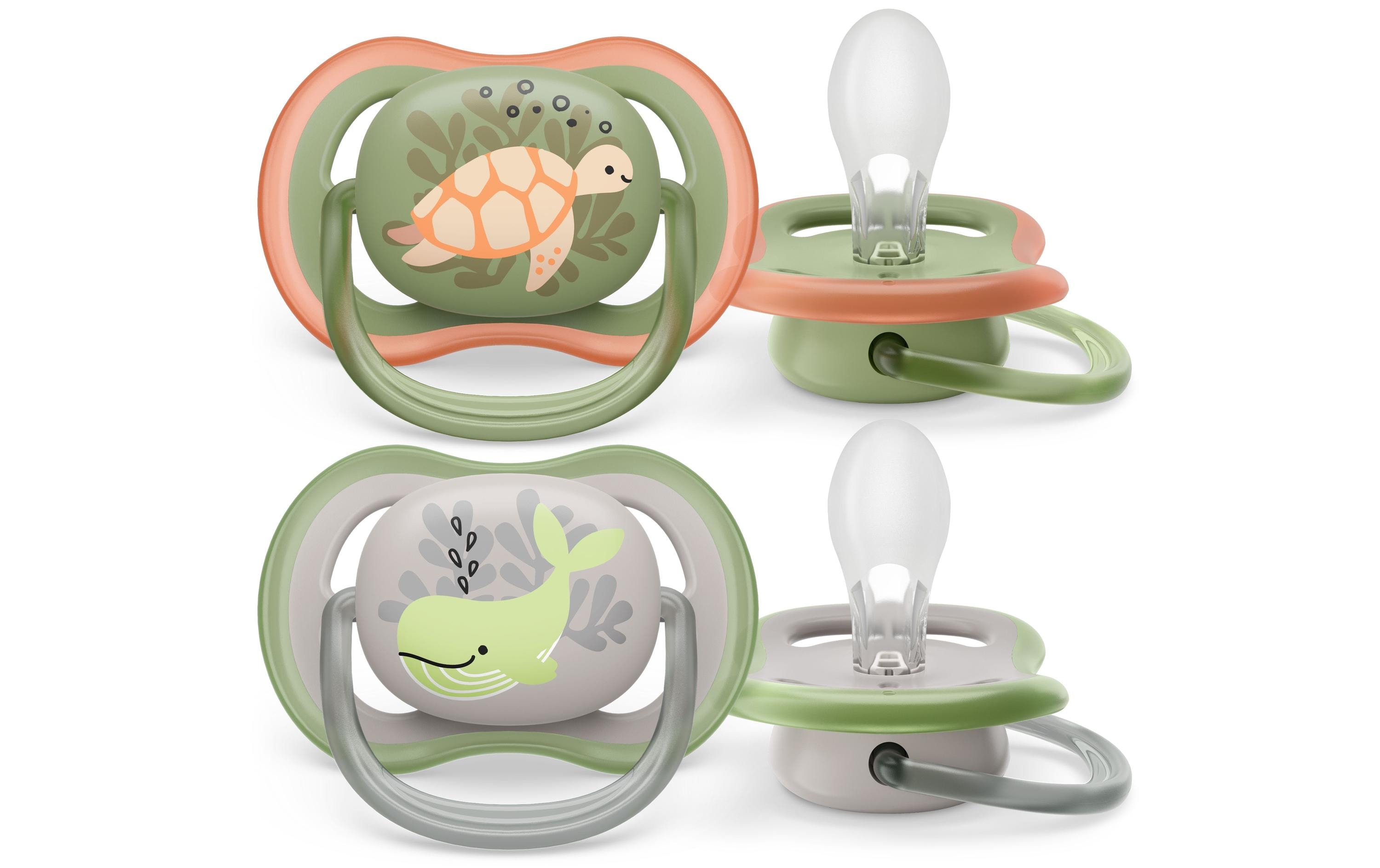 PHILIPS AVENT Nuggi ultra air 6-18 Mt. Schildkröte/Wal