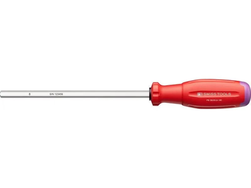 PB Swiss Tools Innensechskant-Schraubenzieher SwissGrip Evo PB 38205.8-180 PB Swiss Tools Innensechskant-Schraubenzieher SwissGrip Evo PB 38205.8-180