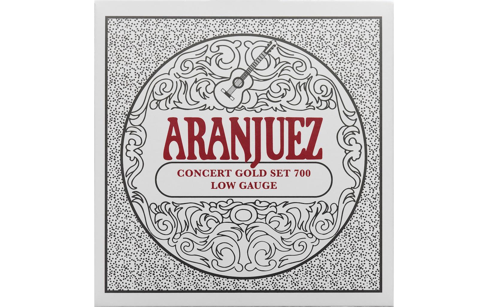 Aranjuez Gitarrensaiten Concert Gold 700 – Low Gauge