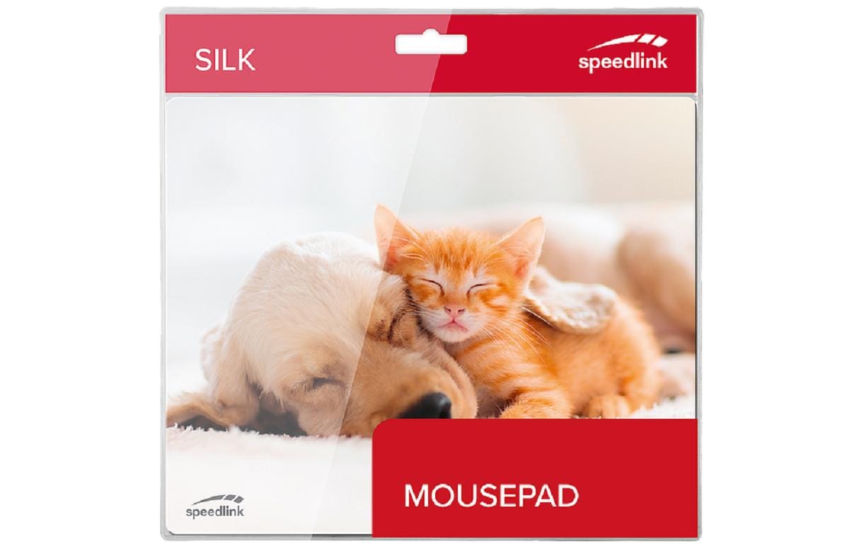 Speedlink Bedruckte Mausmatte Dog and Cat Mehrfarbig