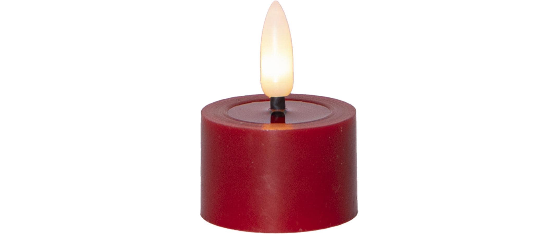 Star Trading LED Teelichter Set 2 Pack Flow 5 cm – rot