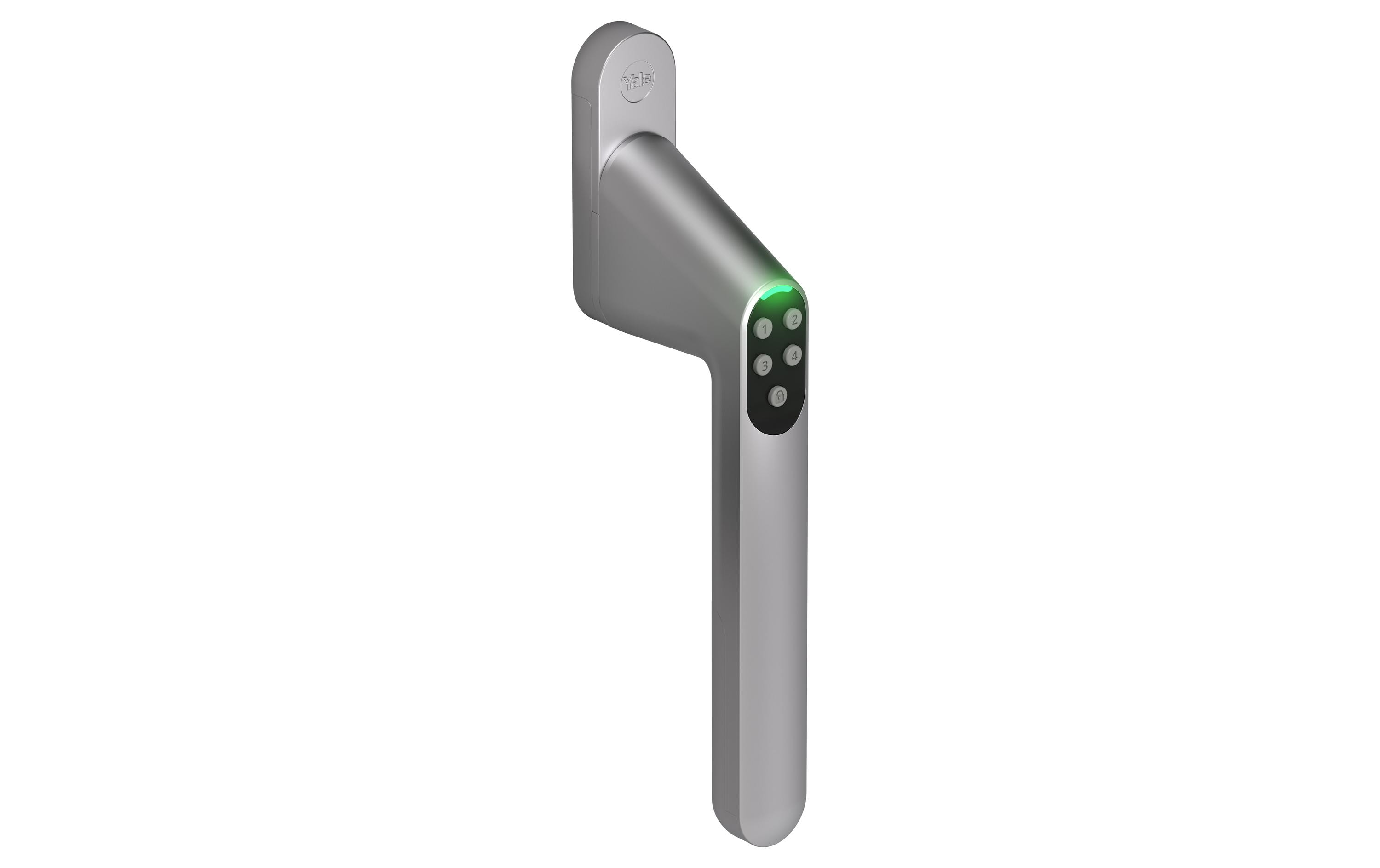 ASSA ABLOY Schloss Code Handle Fenster, Satinchrom ASSA ABLOY Schloss Code Handle Fenster, Satinchrom