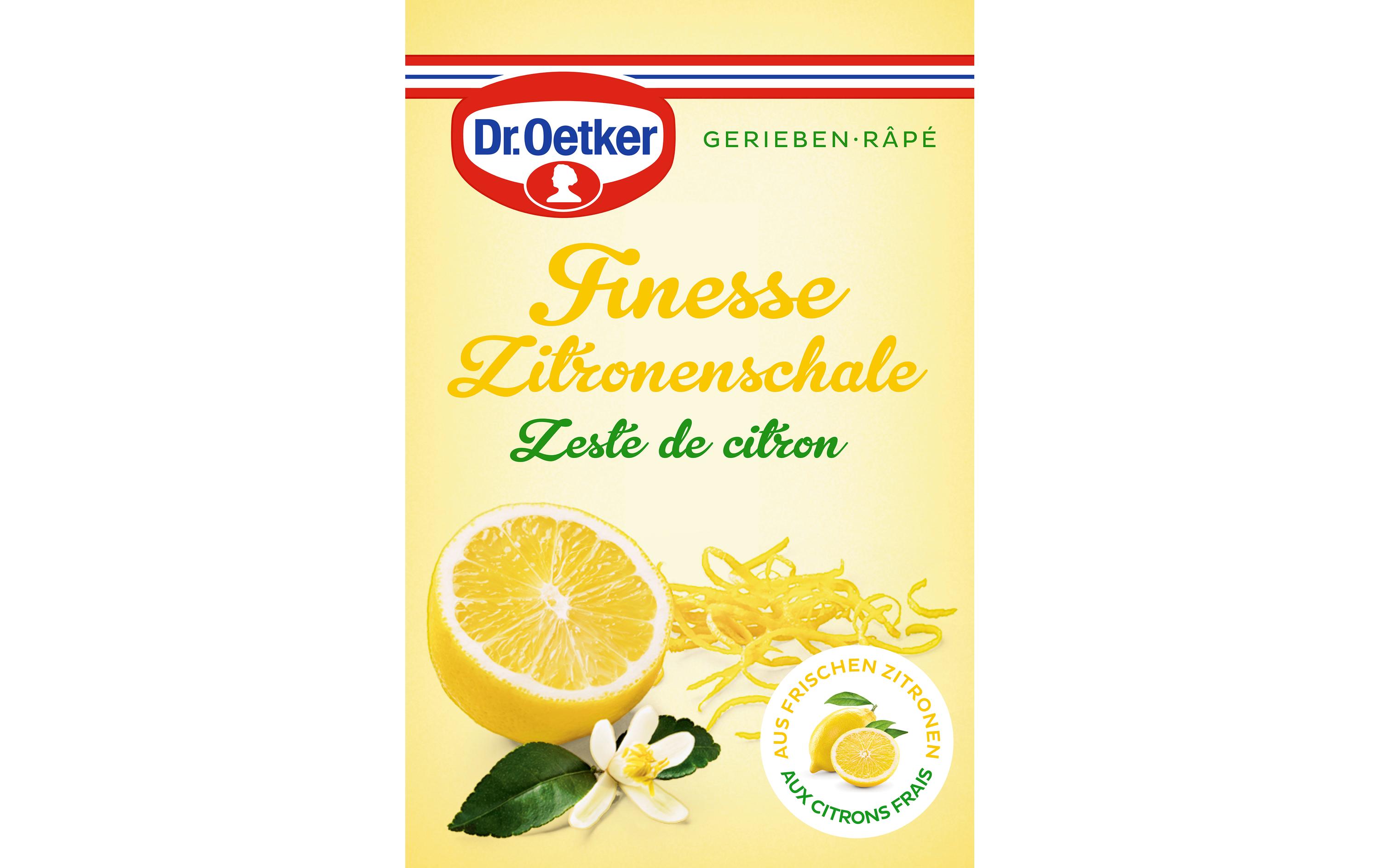 Dr.Oetker Finesse Geriebene Zitronenschale 18 g