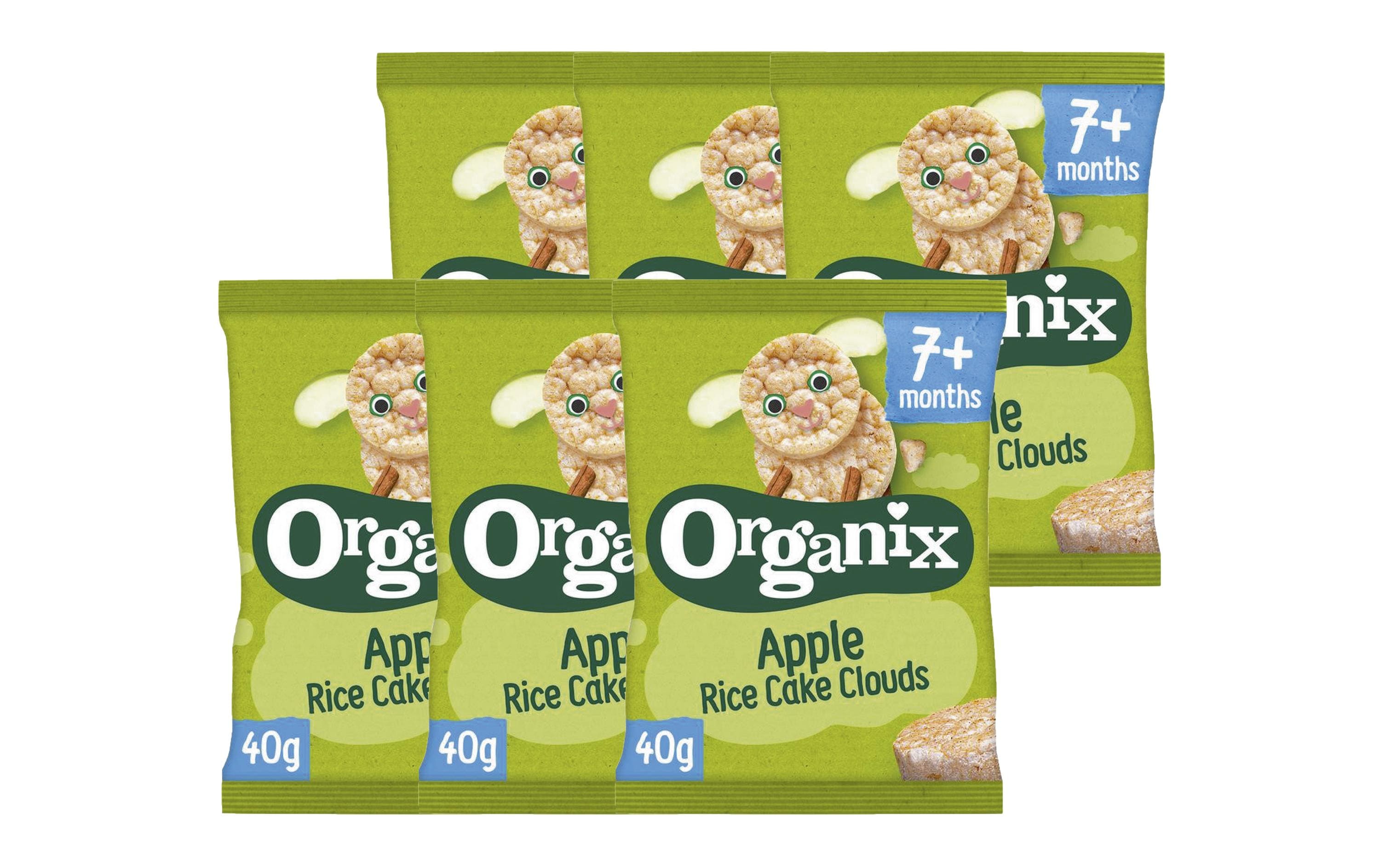 Organix Reiswaffel Apple Rice Cake Clouds Bio 6x 40 g
