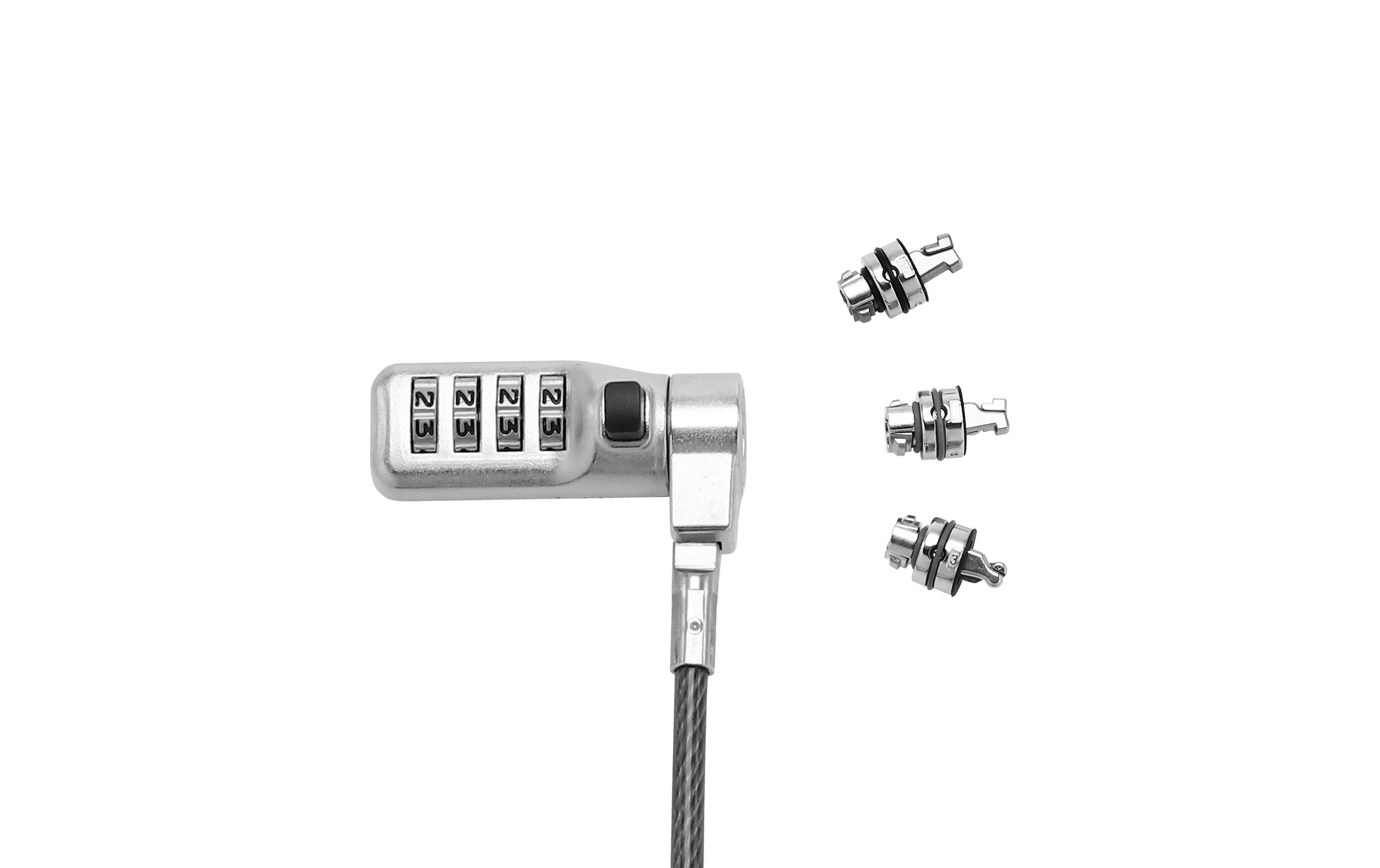 DICOTA Sicherheitsschloss Universal 3 Heads Combination D31713 DICOTA Sicherheitsschloss Universal 3 Heads Combination D31713