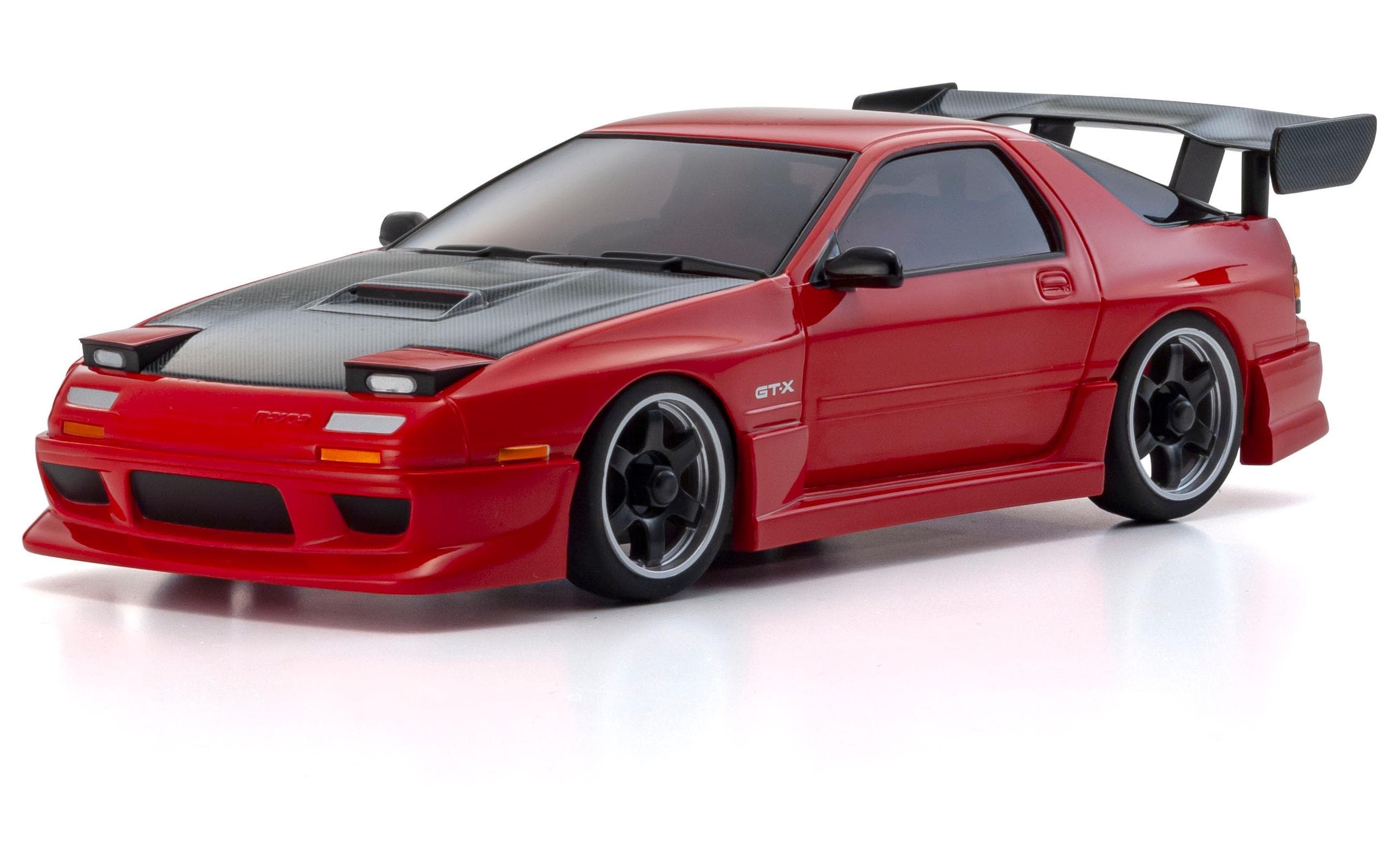 Kyosho Mini-Z MA020 Mazda Savanna RX7 FC3s Aero-Kit, ARTR, Rot Kyosho Mini-Z MA020 Mazda Savanna RX7 FC3s Aero-Kit, ARTR, Rot