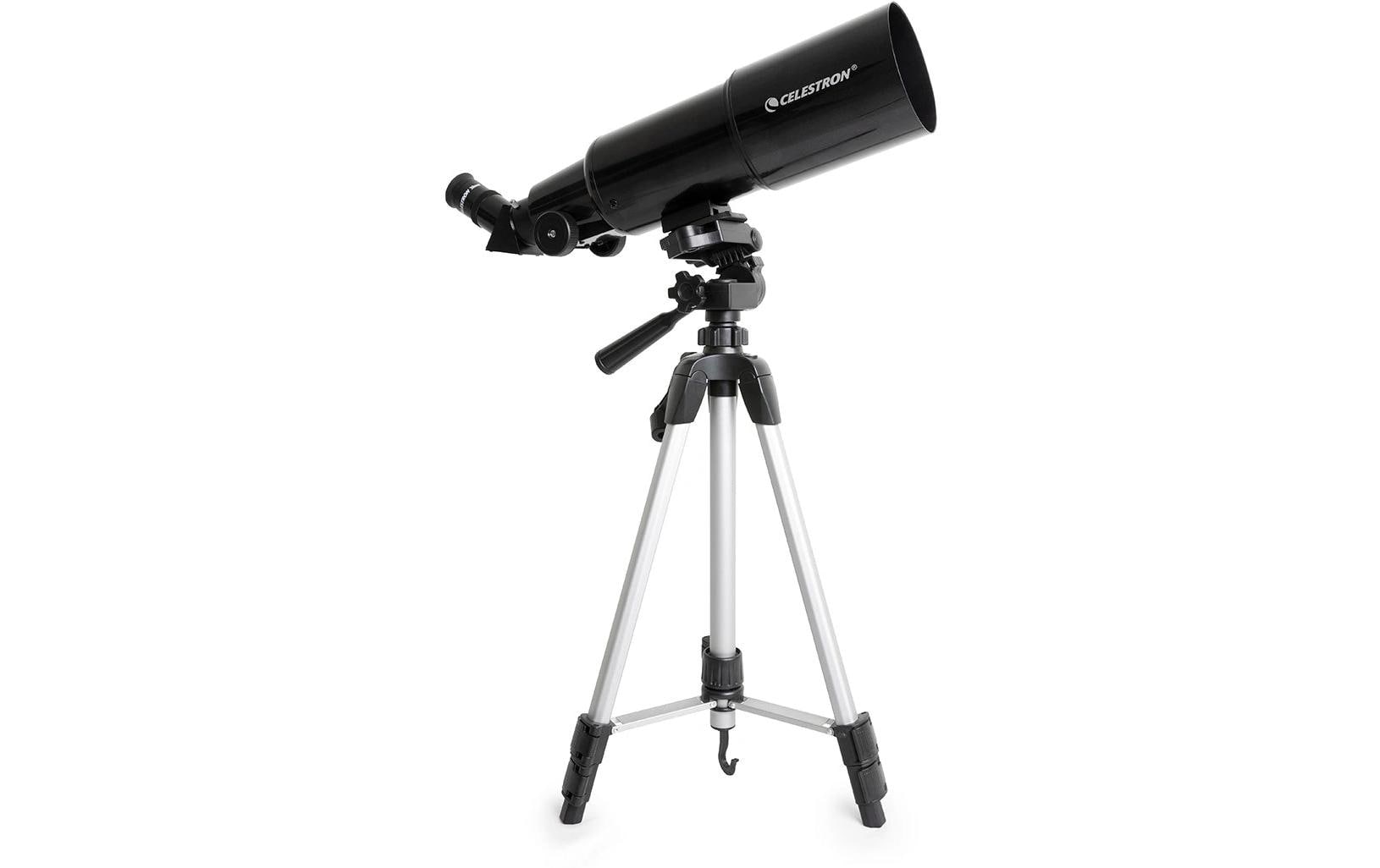 Celestron Teleskop Travel Scope 80 mit Smartphone Adapter