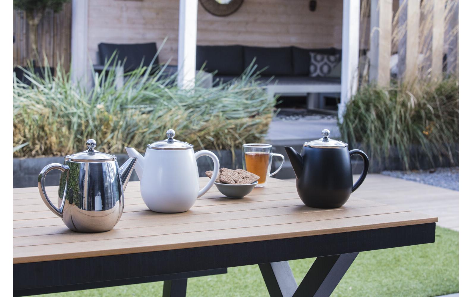 Bredemeijer Teekanne Duet Eva 1.1 Liter, Weiss