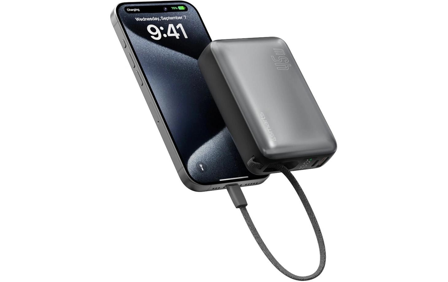 4smarts Powerbank Enterprise Compact 20000 mAh, spacegrau 20000 mAh 4smarts Powerbank Enterprise Compact 20000 mAh, spacegrau 20000 mAh