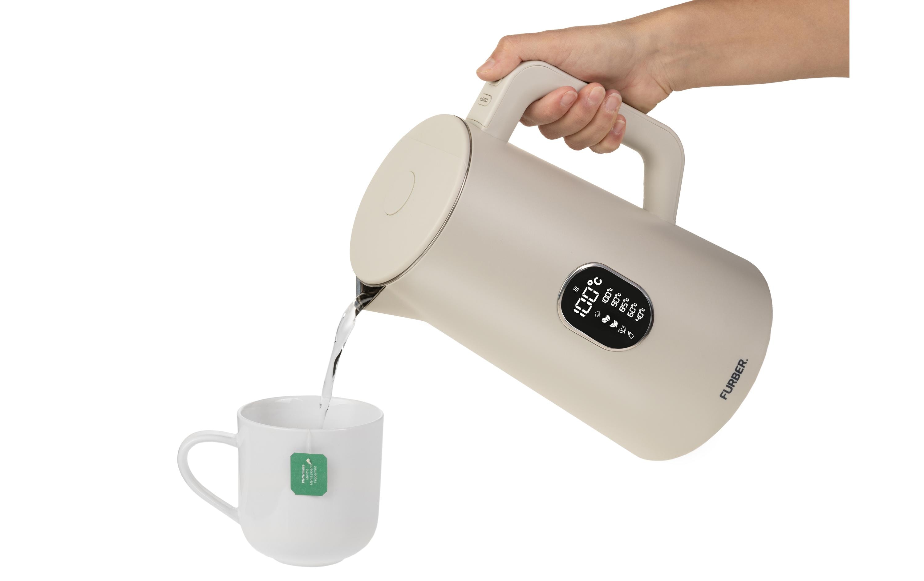 FURBER Wasserkocher Veloce, 1.5 L, Beige