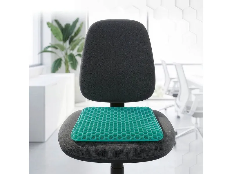 VITALmaxx Sitzkissen mit Wabenstruktur 42 x 37 cm, Türkis VITALmaxx Sitzkissen mit Wabenstruktur 42 x 37 cm, Türkis