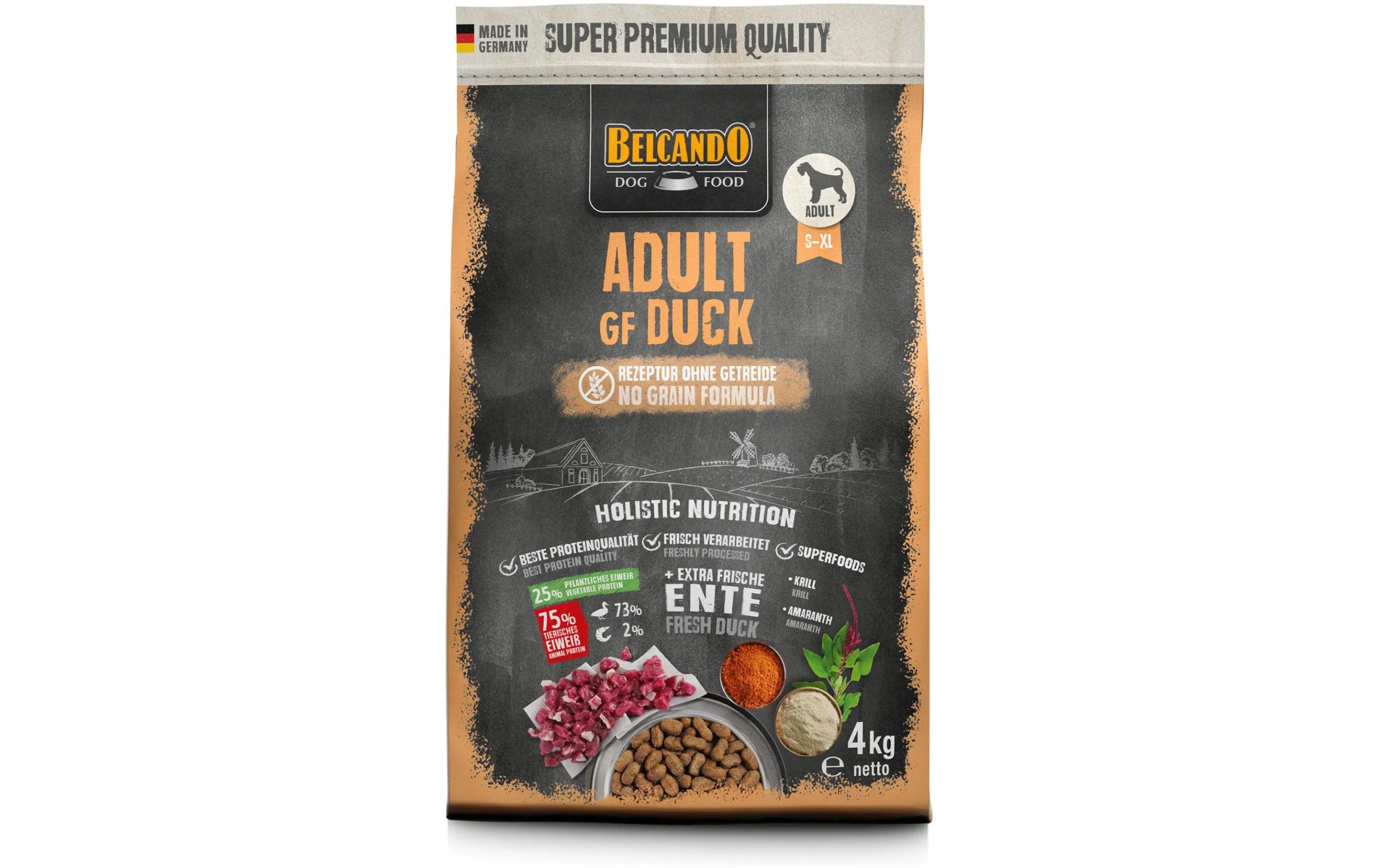 Belcando Trockenfutter Getreidefrei Ente 4 kg