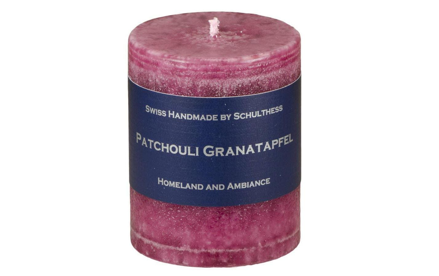 Schulthess Kerzen Duftkerze Patchouli Granatapfel 8 cm