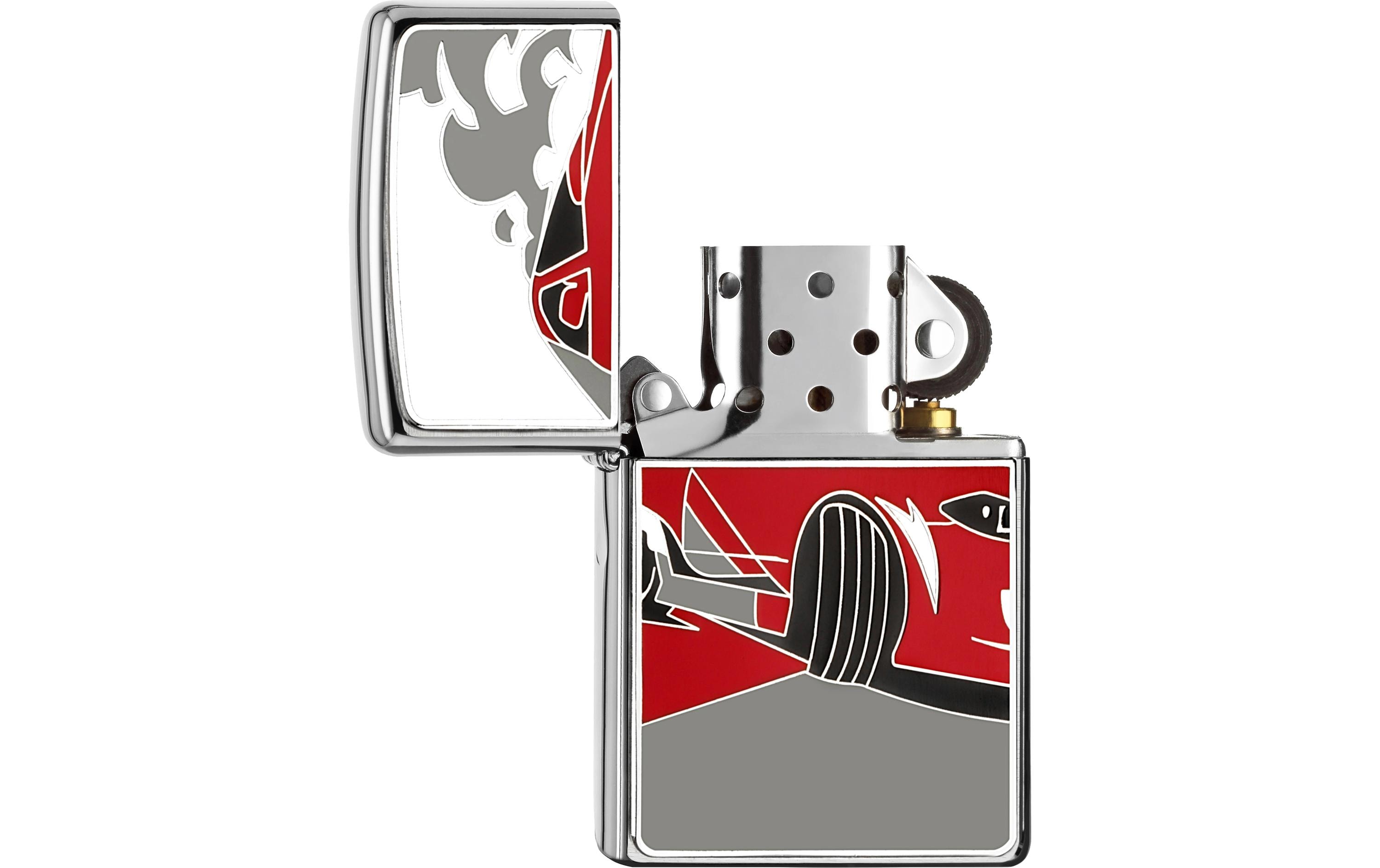 ZIPPO Racing Car Rot