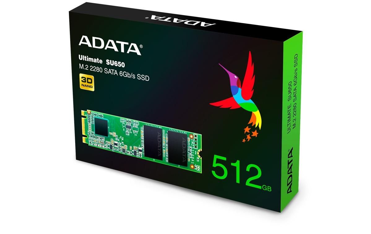 ADATA SSD Ultimate SU650 M.2 2280 SATA 512 GB