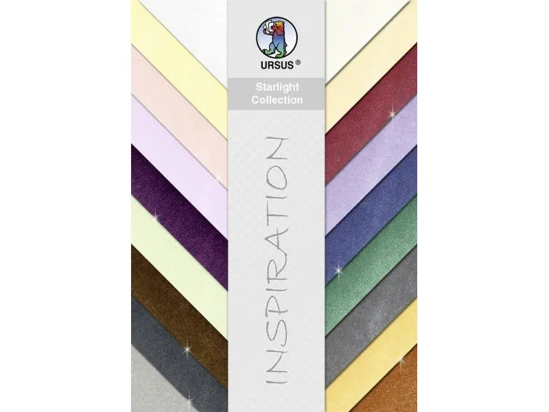 URSUS Glitzerpapier Starlight 23 x 33 cm, 200 g/m², 18 Blatt URSUS Glitzerpapier Starlight 23 x 33 cm, 200 g/m², 18 Blatt