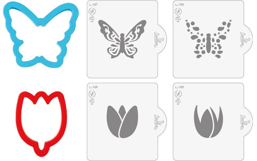 Decora Guetzli-Ausstecher It's Spring Set 4-teilig