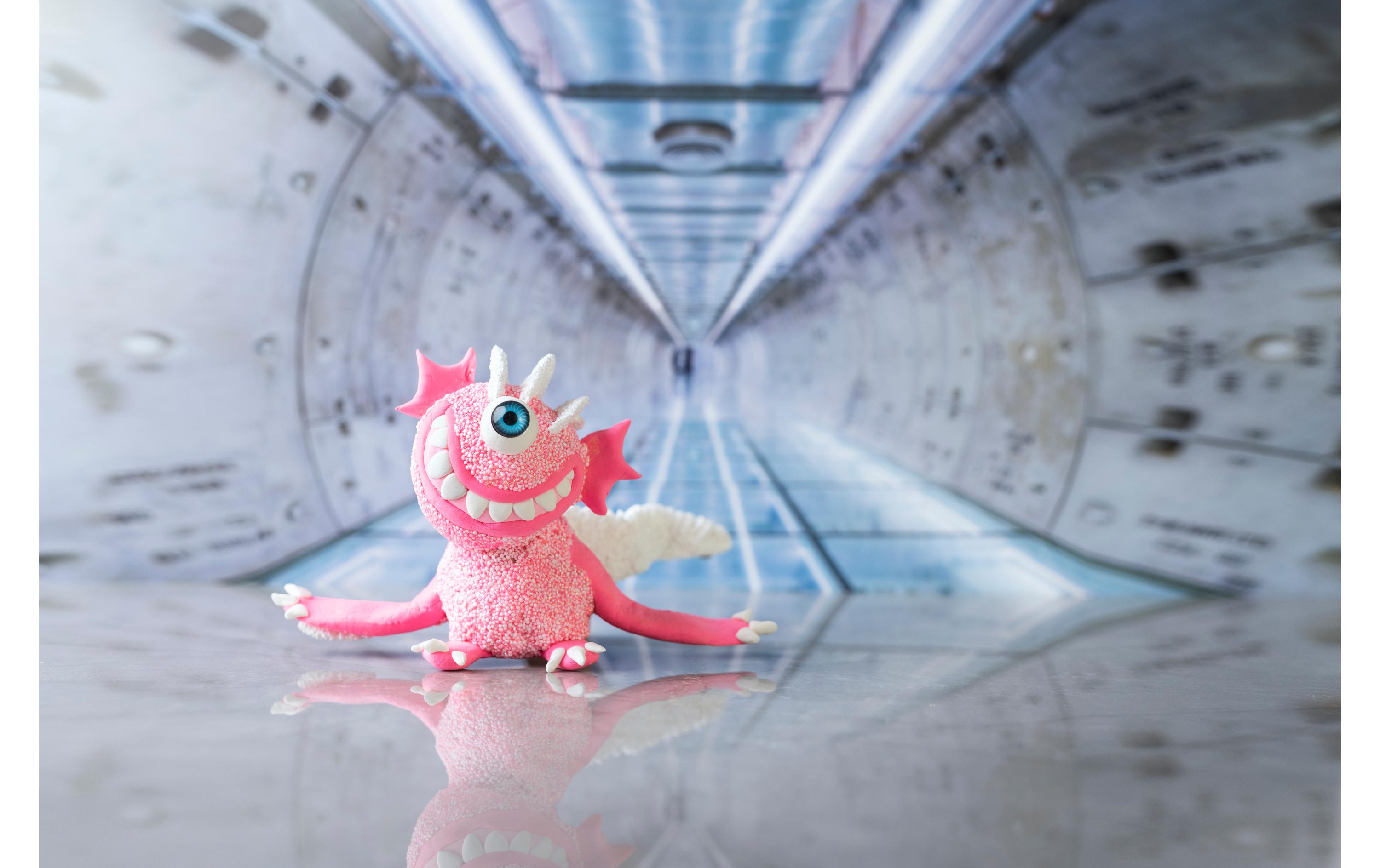 Creativ Company Modellier-Set Monster Hellpink