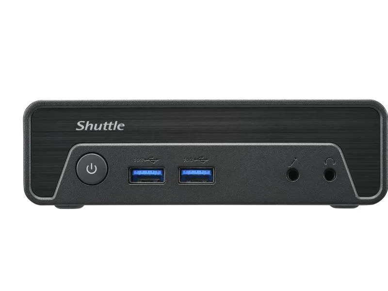 Shuttle Barebone XPC nano NE10N Schwarz