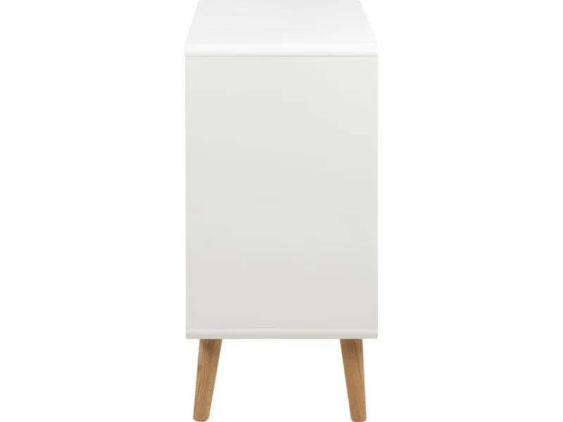 AC Design Kommode Lowell 80 x 80 cm, Weiss
