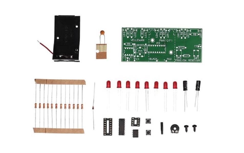 Whadda Bausatz Lauflicht mit LED's Whadda Bausatz Lauflicht mit LED's