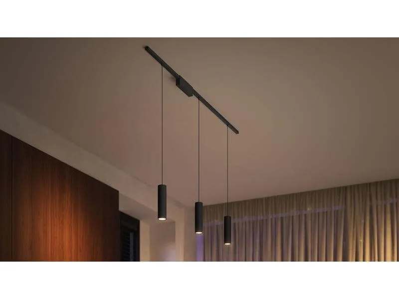 Philips Hue Perifo Basis-Set 3er Pendelleuchte Schwarz