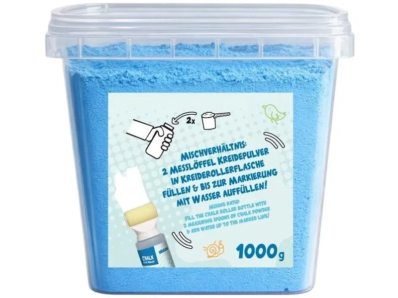 alldoro Nachfüllpack Kreidepulver Blau, 1000 g alldoro Nachfüllpack Kreidepulver Blau, 1000 g