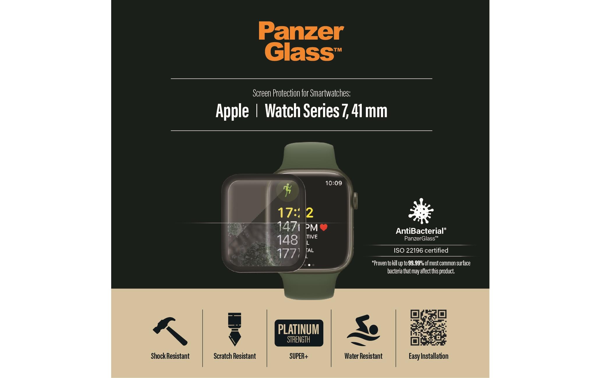 Panzerglass Displayschutz AB Apple Watch Series 7/8 (41 mm) Panzerglass Displayschutz AB Apple Watch Series 7/8 (41 mm)