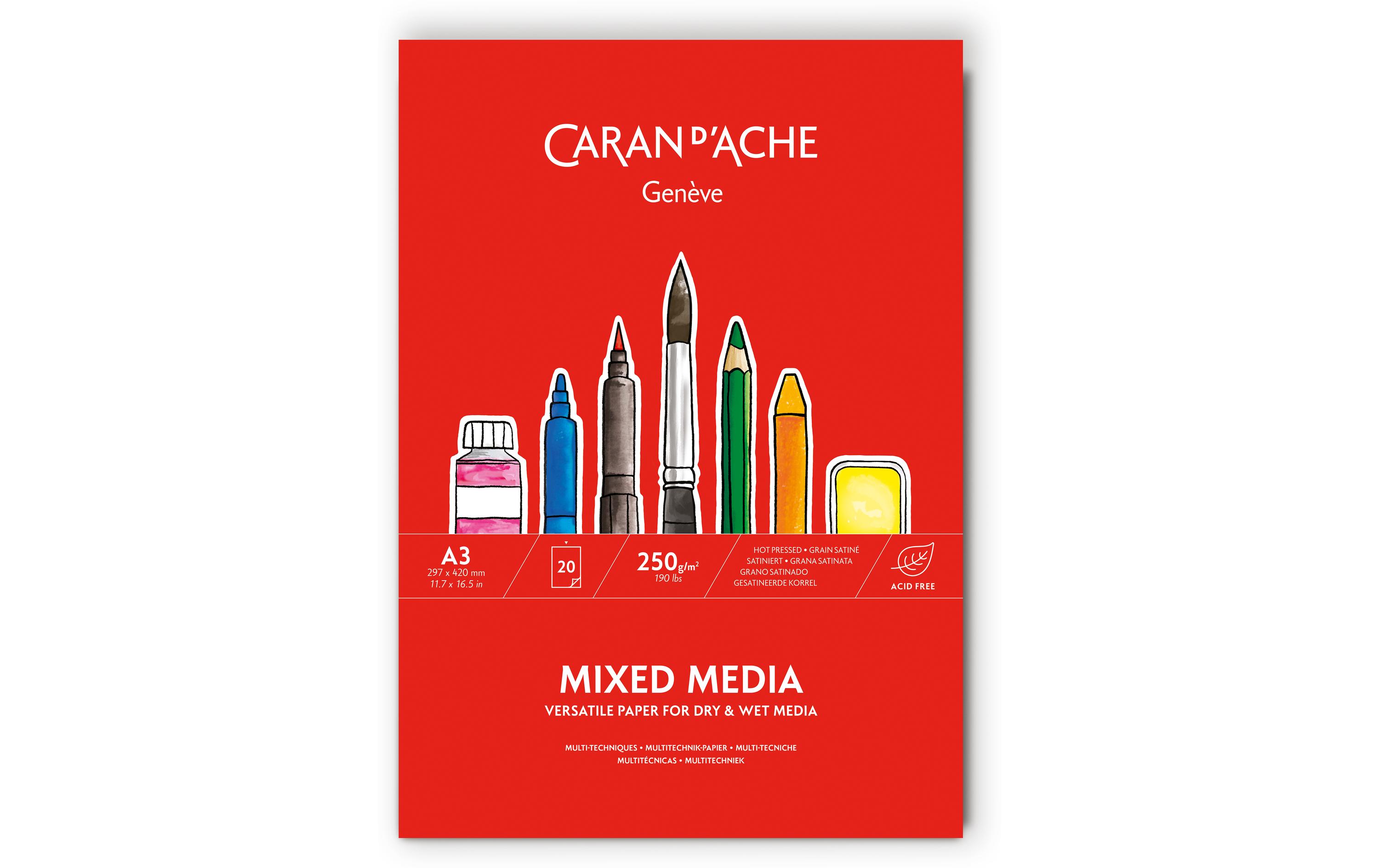 Caran d'Ache Zeichenblock Multitechnik A3 Caran d'Ache Zeichenblock Multitechnik A3