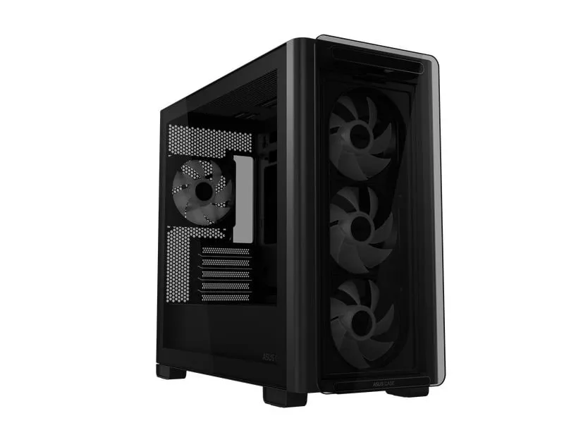 ASUS PC-Gehäuse A23 PLUS TG ARGB Schwarz