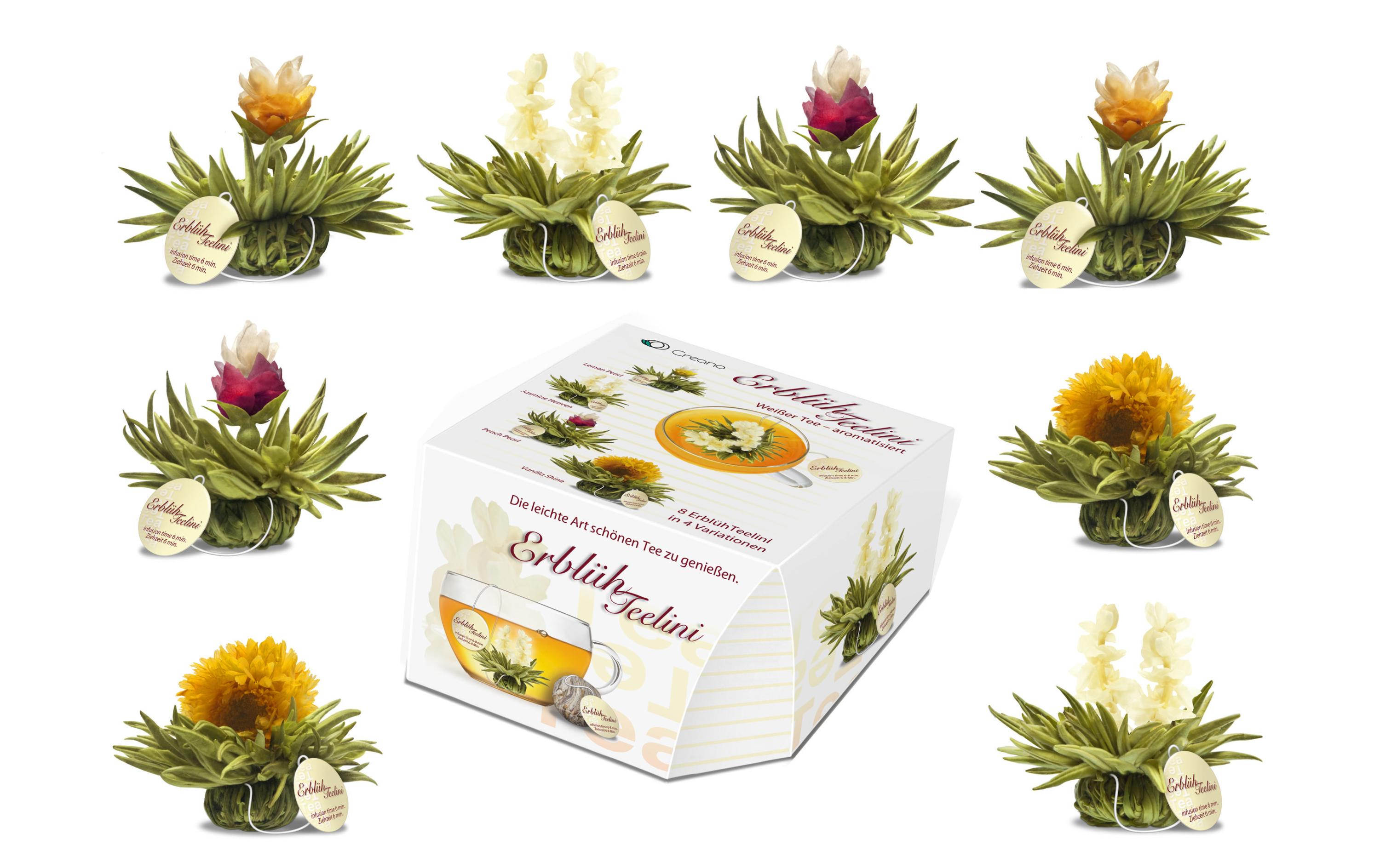 Creano Erblühtee Erblühteelini Weisstee 8er Set Creano Erblühtee Erblühteelini Weisstee 8er Set