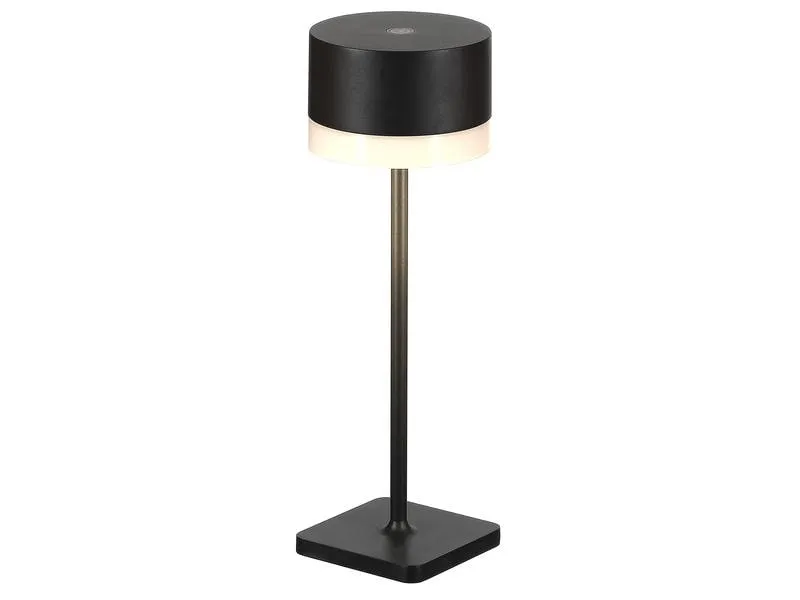 Schönenberger Akku-Tischleuchte Surya, USB-C, 37 cm, Schwarz