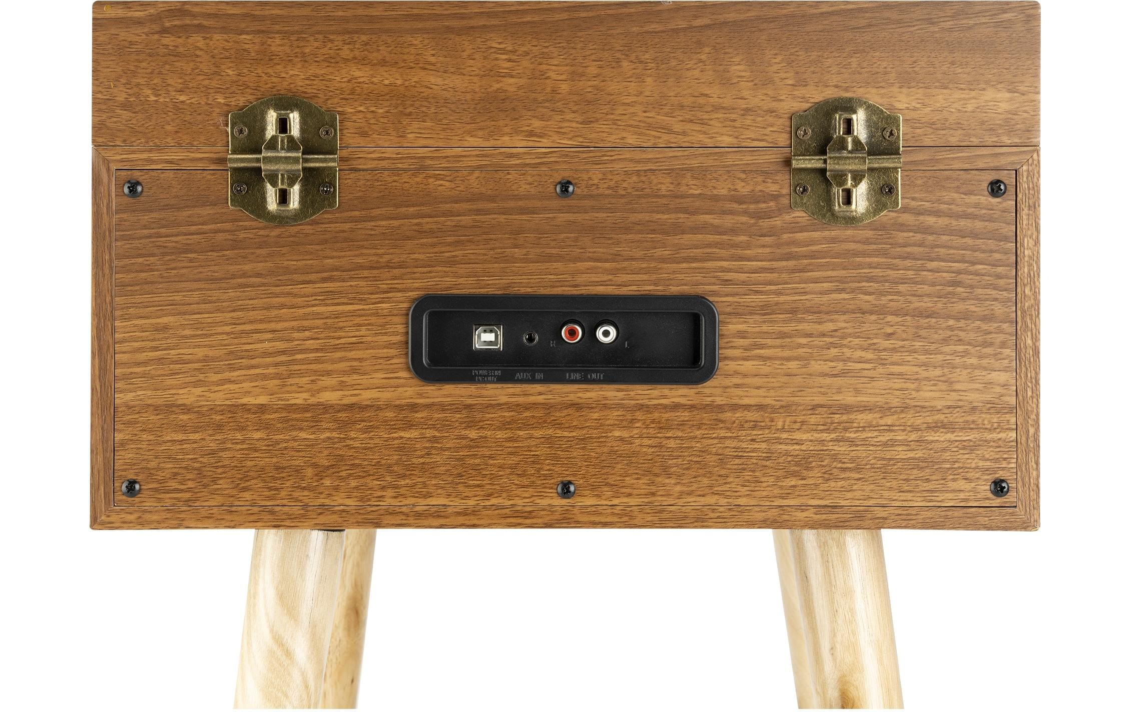 Audizio Plattenspieler mit Bluetooth Fremont Braun