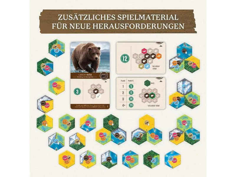 Kosmos Familienspiel Cascadia: Landmarks -DE- Kosmos Familienspiel Cascadia: Landmarks -DE-